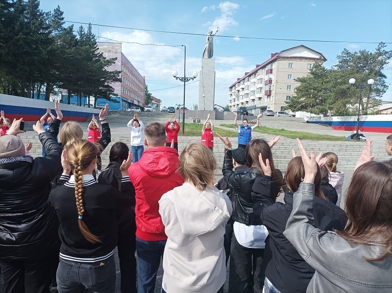 Первые Рыбинской школы приняли участие в районном слёте первичных отделений Движения Первых.